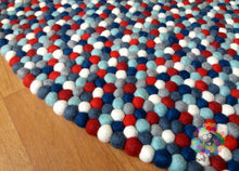 Load image into Gallery viewer, Felt Ball Rugs Firecracker Nursery Rug (Free Shipping)
