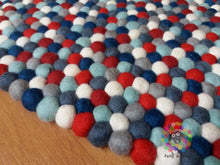 Load image into Gallery viewer, Felt Ball Rugs Firecracker Nursery Rug (Free Shipping)
