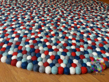 Load image into Gallery viewer, Felt Ball Rugs Firecracker Nursery Rug (Free Shipping)
