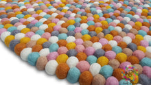 Load image into Gallery viewer, Gumball Felt Ball Rugs 90 cm - 250 cm Neutral Tone (Free Shipping)
