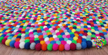 Load image into Gallery viewer, Felt Ball Rugs 20 cm - 250 cm Bright Multicolored Rug (Free Shipping)
