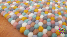 Load image into Gallery viewer, Felt Ball Rugs 20 cm - 250 cm Play Mat, teppich 100 % Wool (Free Shipping)
