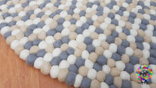 Load image into Gallery viewer, Felt Ball Rug 20 cm - 250 cm Pop pom Nursery Rug (Free Shipping)
