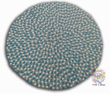 Load image into Gallery viewer, Felt Ball Rug.  Children Rug/ Home Decor / Nursery Rug (Free Shipping)
